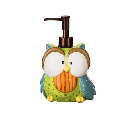 Whos Hoo Owl Lotion & Soap Dispenser, Multi Color